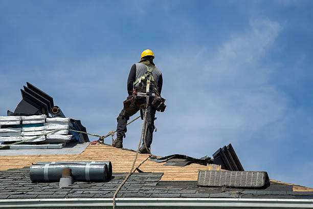 Professional Gutter Installation technician working in Boonsboro, MD